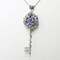 Sterling Silver Elvish Key Necklace made with Swarovski crystals, Elvish Jewelry, Fairy Jewelry, Fantasy Jewelry, Key Jewelry product 4